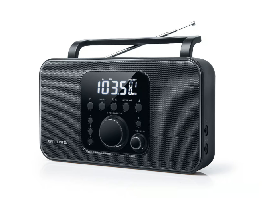 FM/MW pārnēsājams radio, 4×1,5 V, M 091 R, MUSE