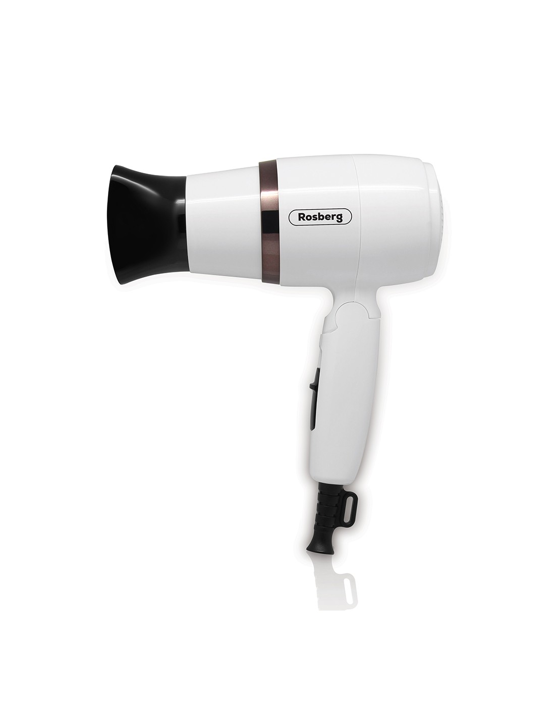 Matu fēns Rosberg R51100J, 1600W, balts, salokāms rokturis