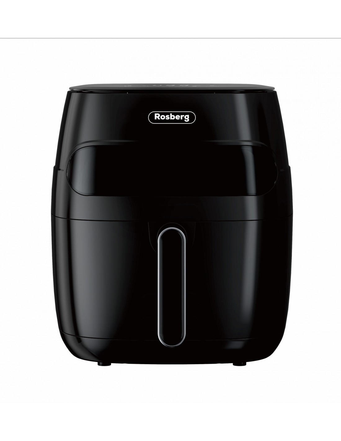 Gaisa friteris Rosberg 55R51980CA, 1350W, 5,2 l, LED displejs, Taimeris, līdz 200°C, Melns