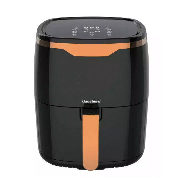 Karstā gaisa friteris, melns - zelta, 4.5L, 1400W, KB 7599, Klausberg