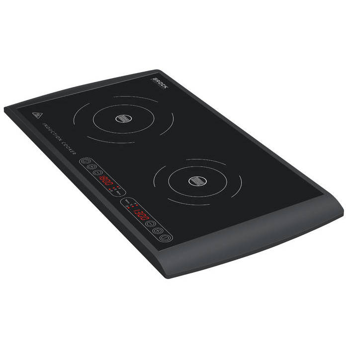 BROCK Divriņķu indukcijas plīts, jauda 1300W +1600W